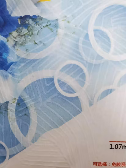 Papier peint en tissu non tissé en blanc mat sans PVC imprimable