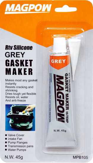 Fabricant de joints en caoutchouc de Silicone, prix de gros, scellant longue durée de vie 85g, couleur noir, gris, rouge, RTV