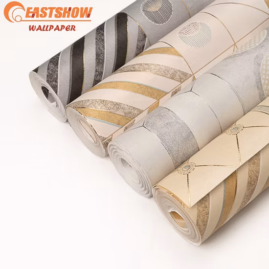 Nouveau Papier peint Non tissé de timbre d'or faisant le papier peint décoratif en gros de vente chaude pour la maison