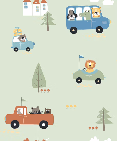 Papier peint design Pure Paper Kids pour chambre d'enfant